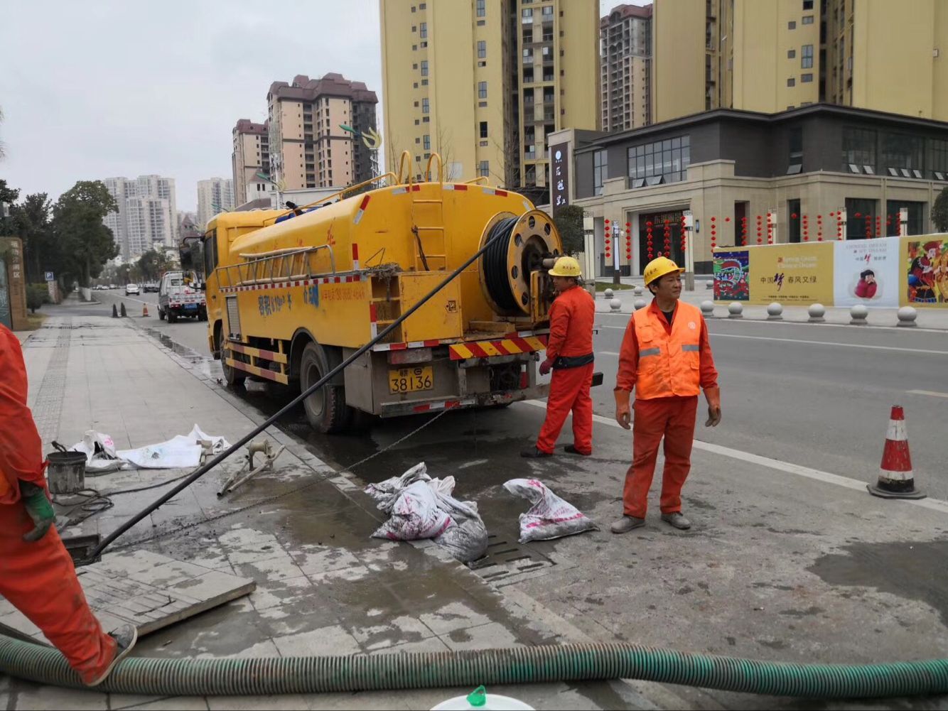 雨花排污管道清淤-管道清洗